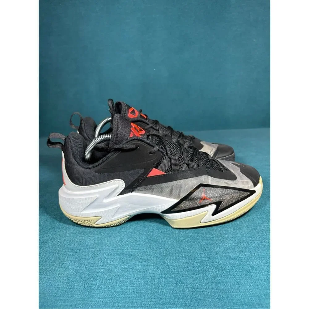 Jordan Why Not Zer0.4 PF Black Bright Crimson Basketball Shoes Men’s Size 9 DC77